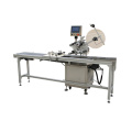 Automatic top flat labeling machine without conveyor